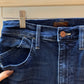 Mother The Stash Swooner Skinny Jeans Blue Washed - Size 26