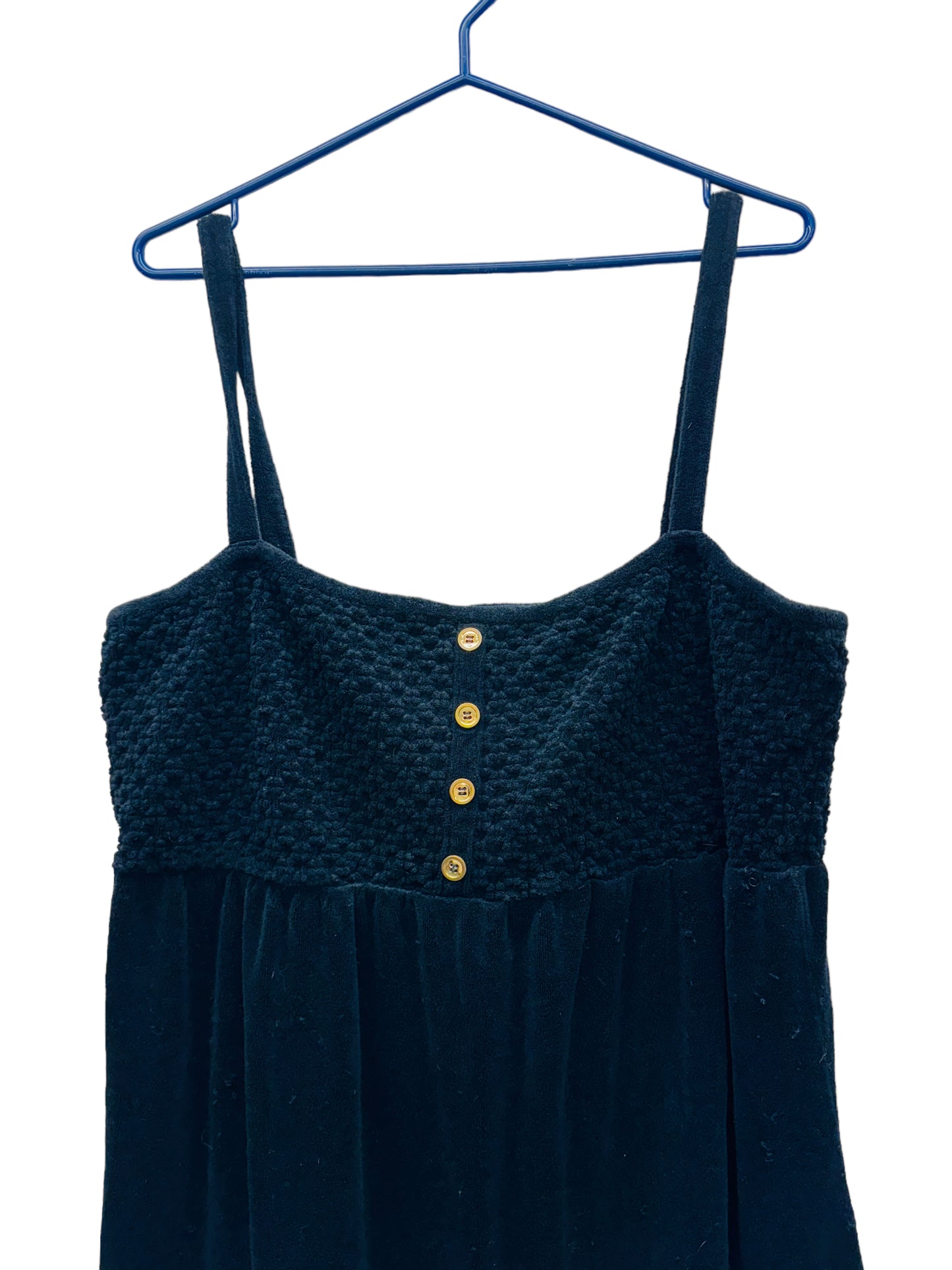 Juicy Couture Y2K Sleeveless Women’s Velvet Dress Black - Size XL