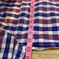 Eton Plaid Dress Shirt Purple/Blue - Size 41 Contemporary 16