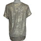 Anthropologie Scoop Neck Women's Top Heather Gold/Silver - Size Small