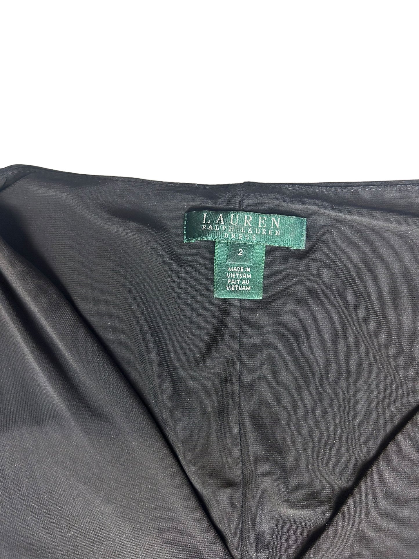 Lauren Ralph Lauren Side Cinch Women's Dress Black - Size 2