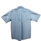 L.L Bean Men's Button Down Short Sleeve Shirt Light Blue - Size 15.5 (reg)