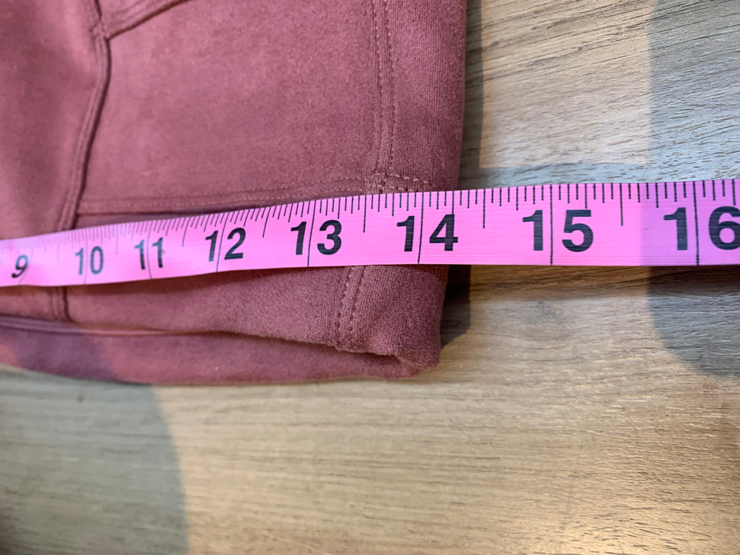 Spanx Faux Suede High Waisted Leggings Rich Rose - Women’s Petite Small