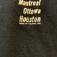 Anvil Hilary Duff 2006 Canada Tour Vintage Y2K T-Shirt Black - Unisex Large