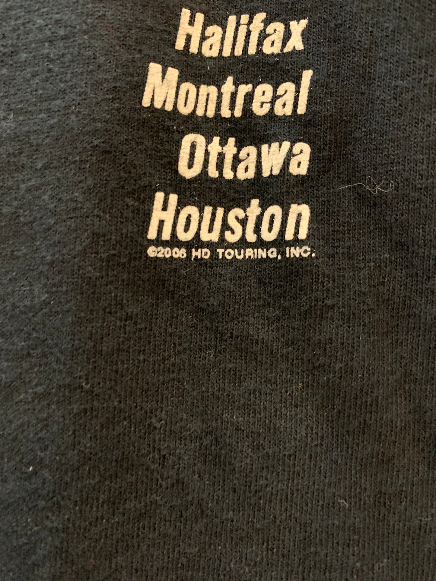 Anvil Hilary Duff 2006 Canada Tour Vintage Y2K T-Shirt Black - Unisex Large