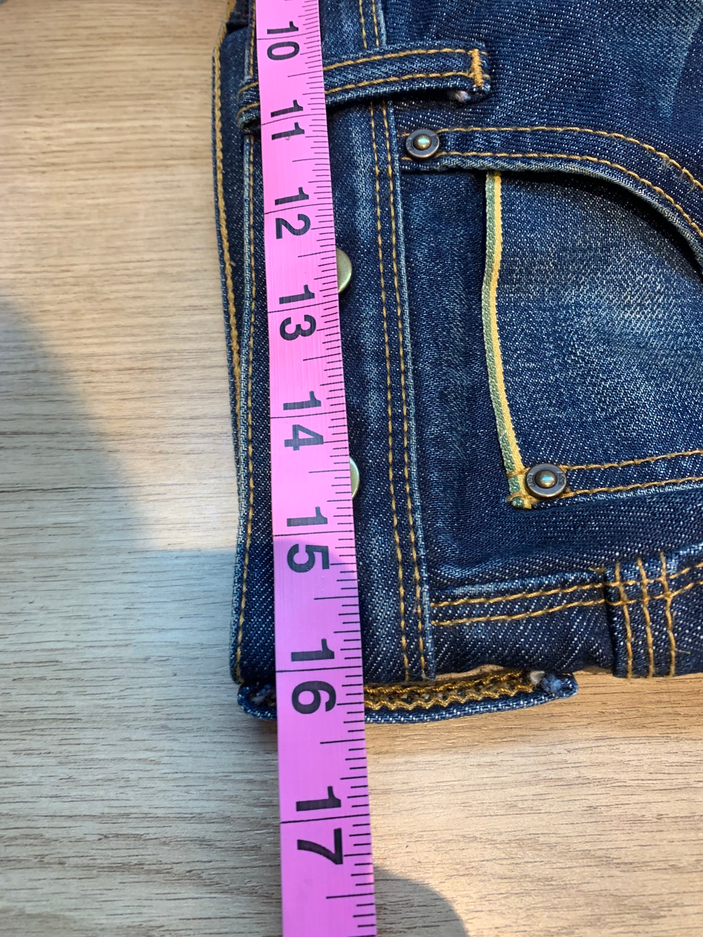 Lee "1920s" 101 B Straight Leg Denim Jeans Cowboy Tall Blue - Size 30 x 36