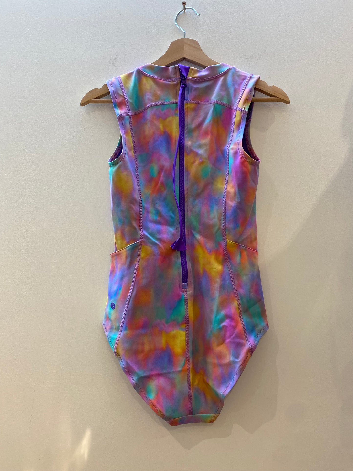 Lululemon Zip-Back Paddle Suit Prism Wash Print - Size 8