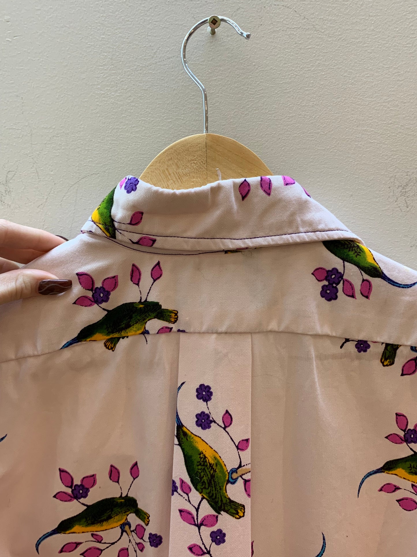 Otaheite Lahaina Hawaiian Shirt Pink floral - Men's Size Large