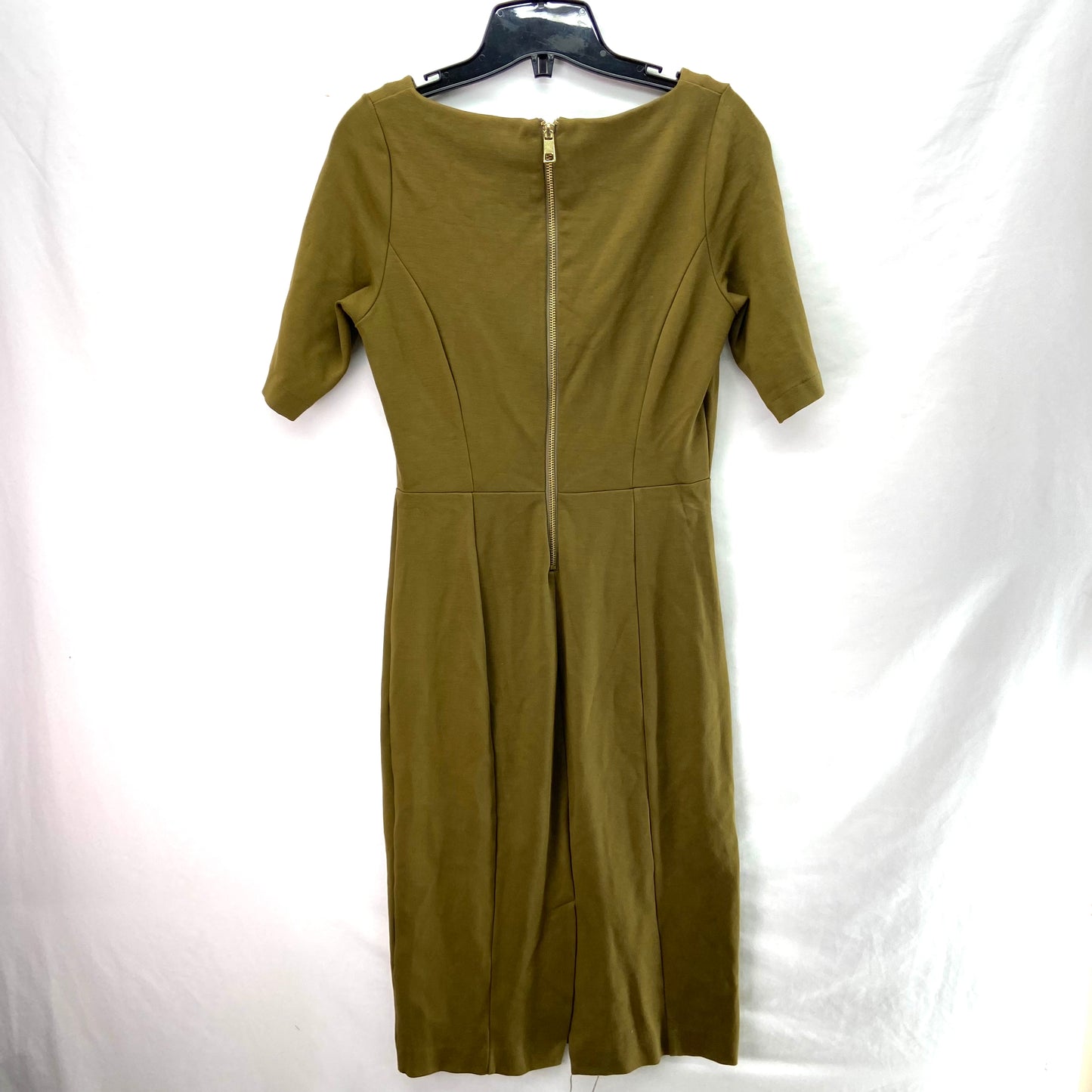 Banana Republic Women's Zip Up Dress Khaki Green - Size 4