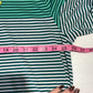 Masters Tech Golf Polo Shirt Green Stripes - Men's Size XXL