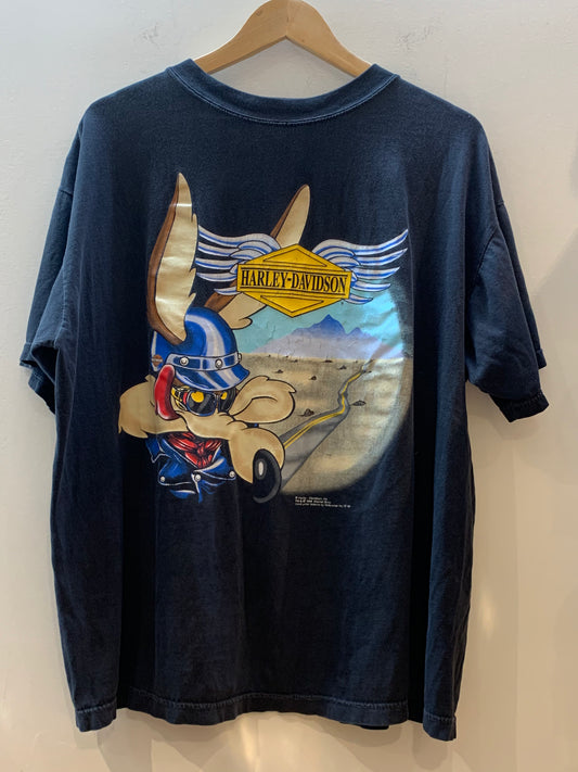 Harley Davidson Vintage 1994 Wile E Coyote Shirt - Size XL