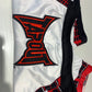 Tap Out MMA Ultimate Fighter Shorts White/Red - Men's Size Small