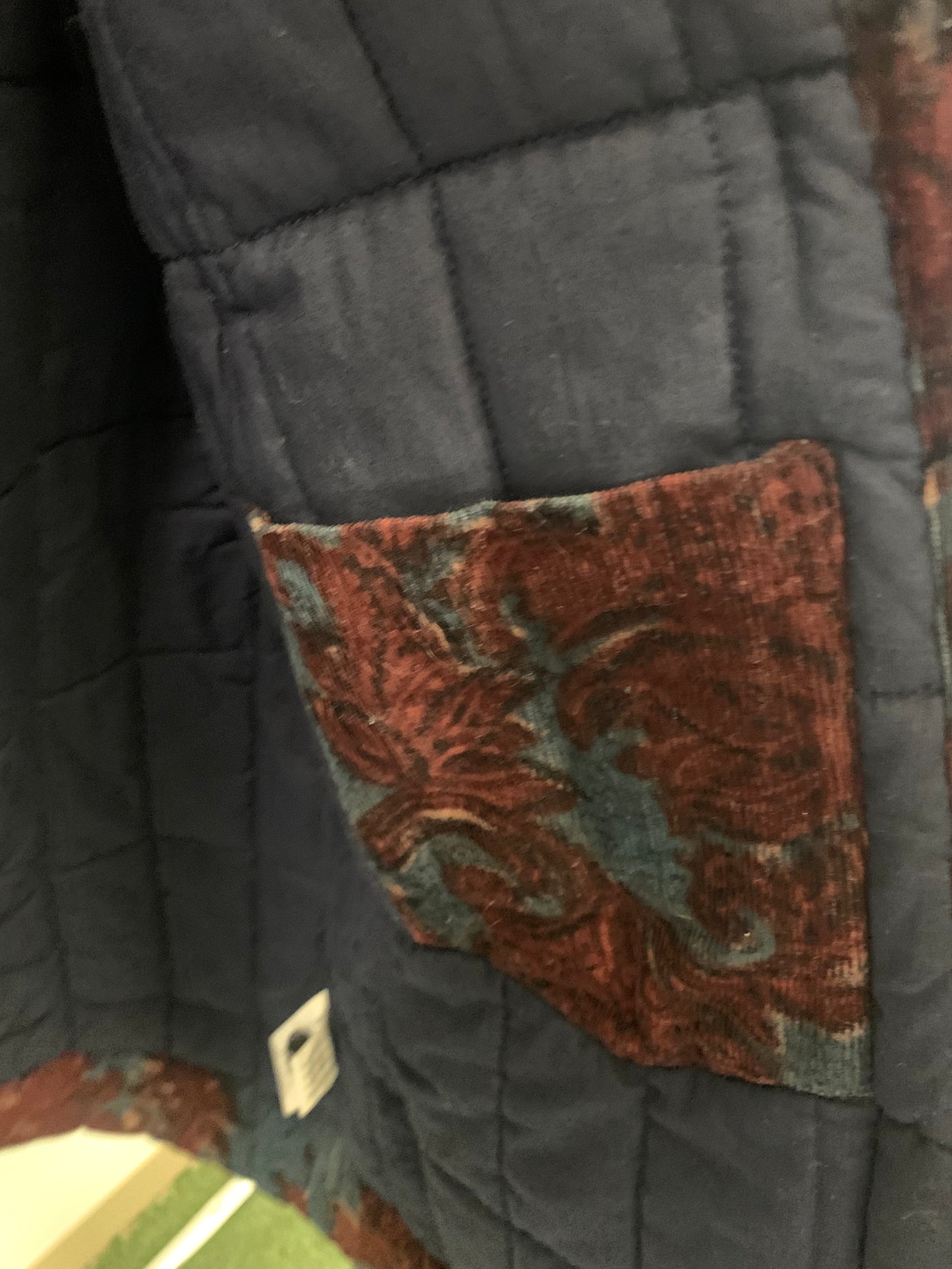Kardo Quilted Jacket Japanese Fabric Paisley - Men’s Size Large