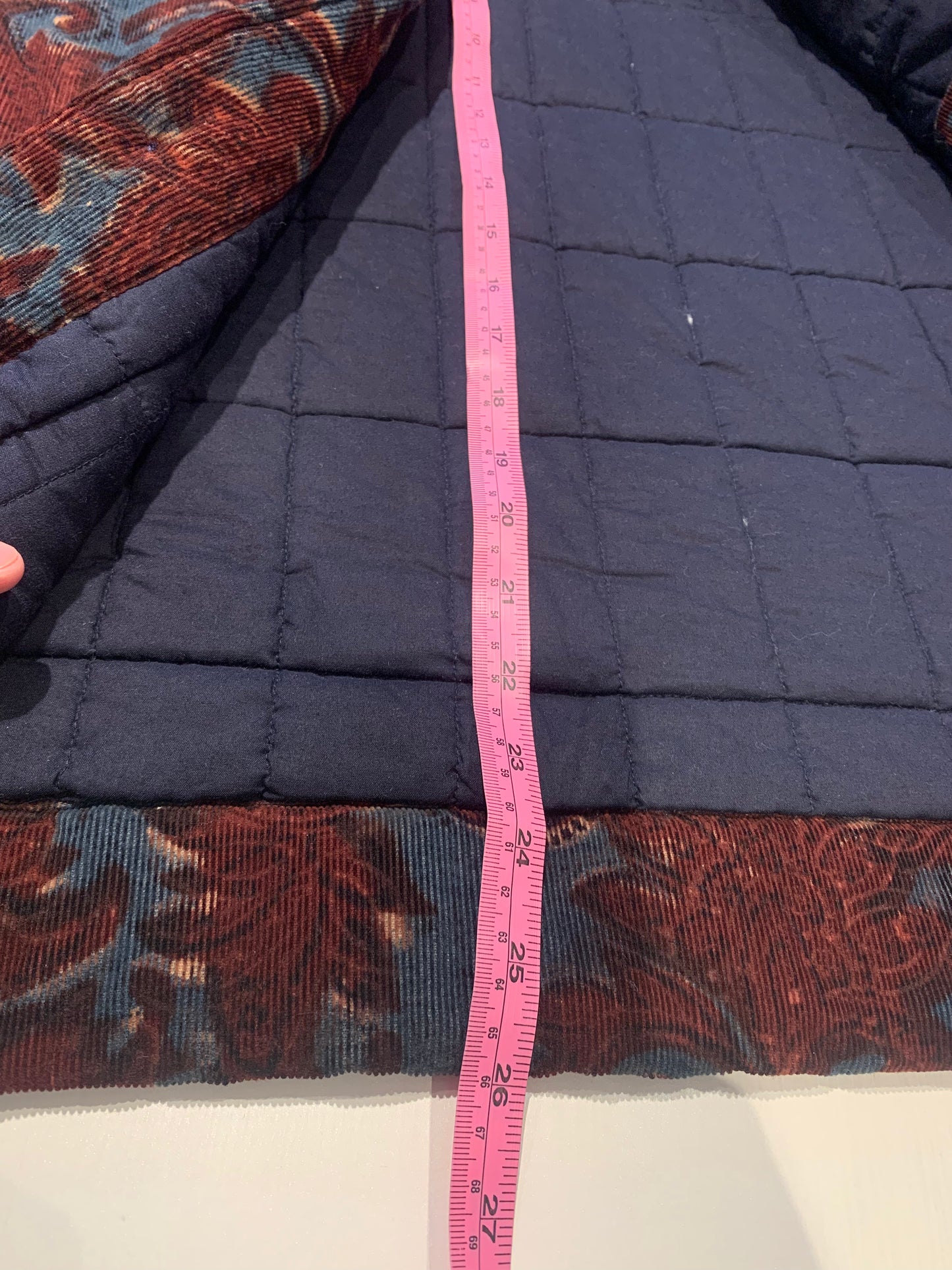Kardo Quilted Jacket Japanese Fabric Paisley - Men’s Size Large