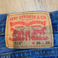 Levi’s 516 Jeans Denim Blue – Men’s Size 36 x 36 (Tall)