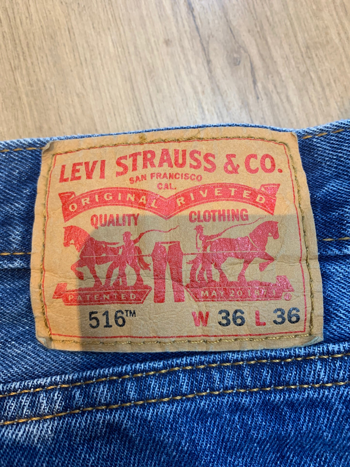 Levi’s 516 Jeans Denim Blue – Men’s Size 36 x 36 (Tall)