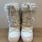 Moon Boot Icon Faux Fur Boots White - Size 38/40