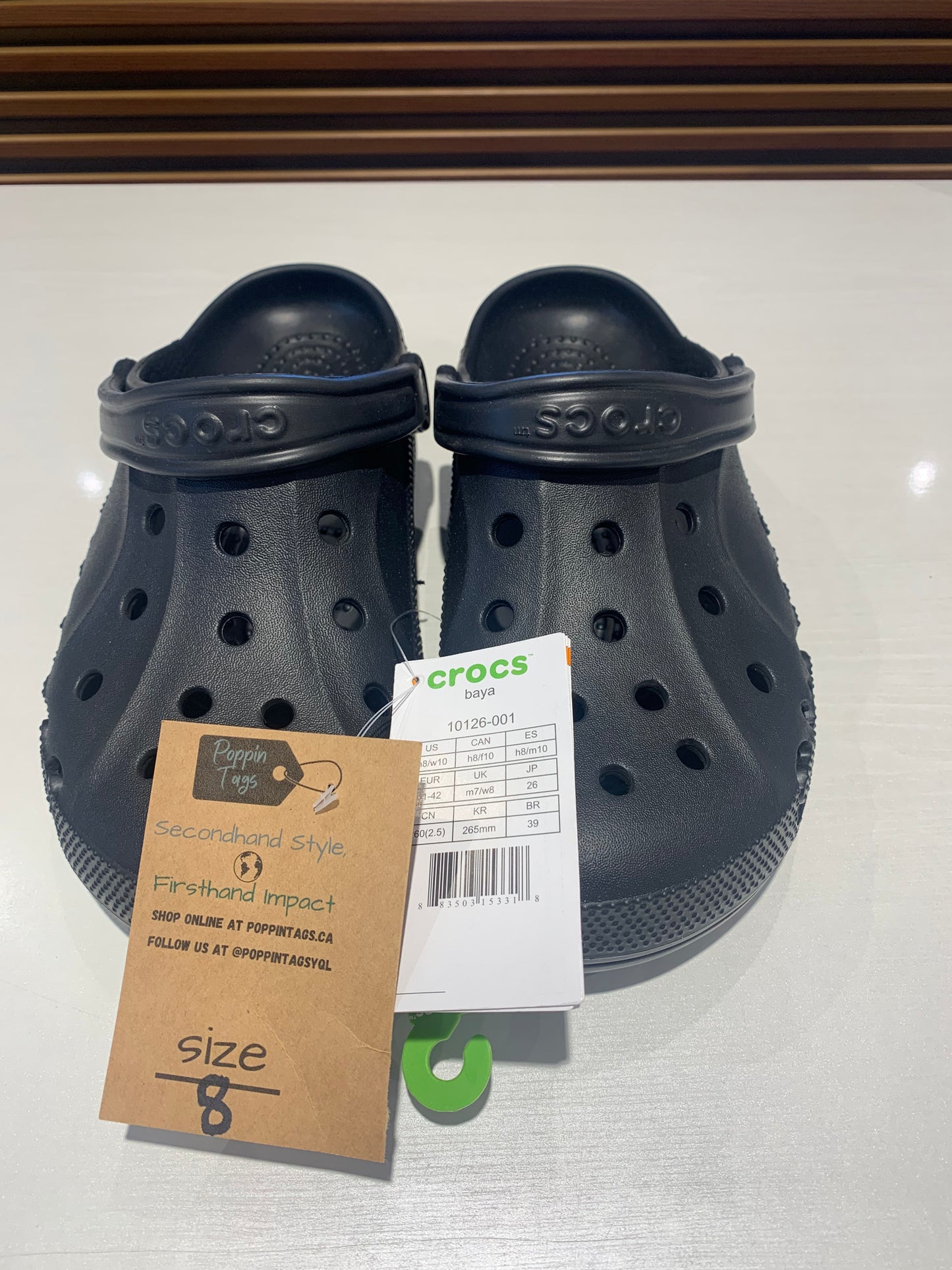 Crocs Baya Sandals (BNWT) Navy Blue - Size M8/W10