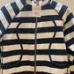 Lululemon (Rare) Scuba Hoodie Red Cuff Striped Black/White - Size 8