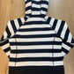 Lululemon (Rare) Scuba Hoodie Red Cuff Striped Black/White - Size 8