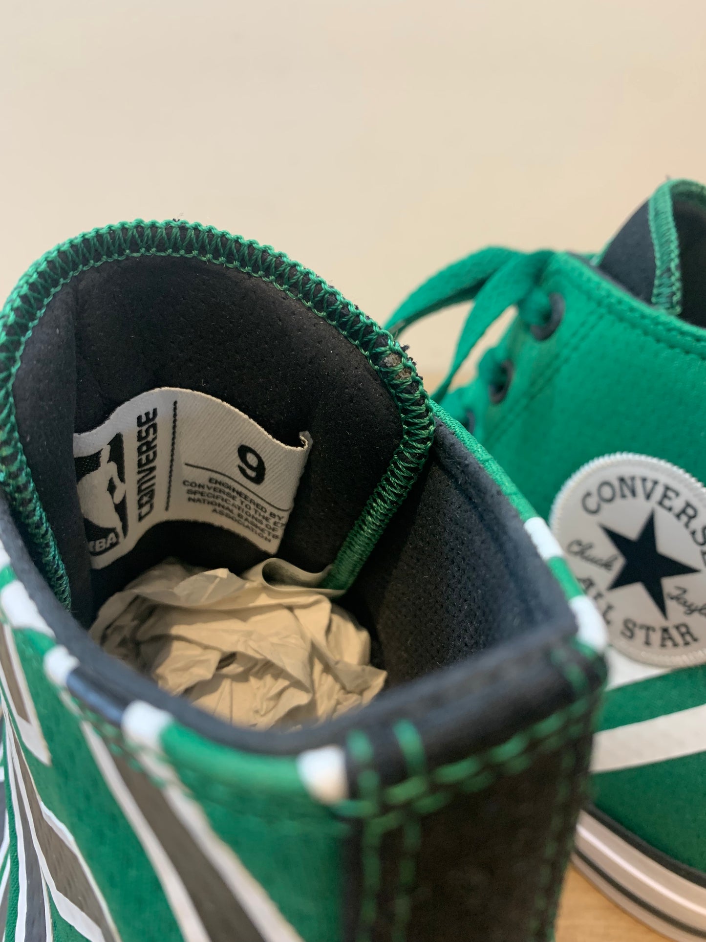 Converse Boston Celtics Chuck Taylor High All Star - Men's Size 9