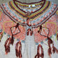 Moth Cardigan Button Close Sweater Crop Fringe 3/4 Length Sleeve - Women's Small