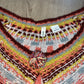 Moth Cardigan Button Close Sweater Crop Fringe 3/4 Length Sleeve - Women's Small