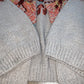 Moth Cardigan Button Close Sweater Crop Fringe 3/4 Length Sleeve - Women's Small