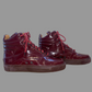 John Fluevog Lopro Quest Shoes Sneakers Red Wine - Men's Size 9