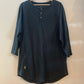 Sitka Three-Quarter Sleeve Henley Shirt Black - Men’s Size Large