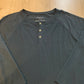 Sitka Three-Quarter Sleeve Henley Shirt Black - Men’s Size Large