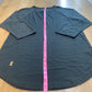 Sitka Three-Quarter Sleeve Henley Shirt Black - Men’s Size Large