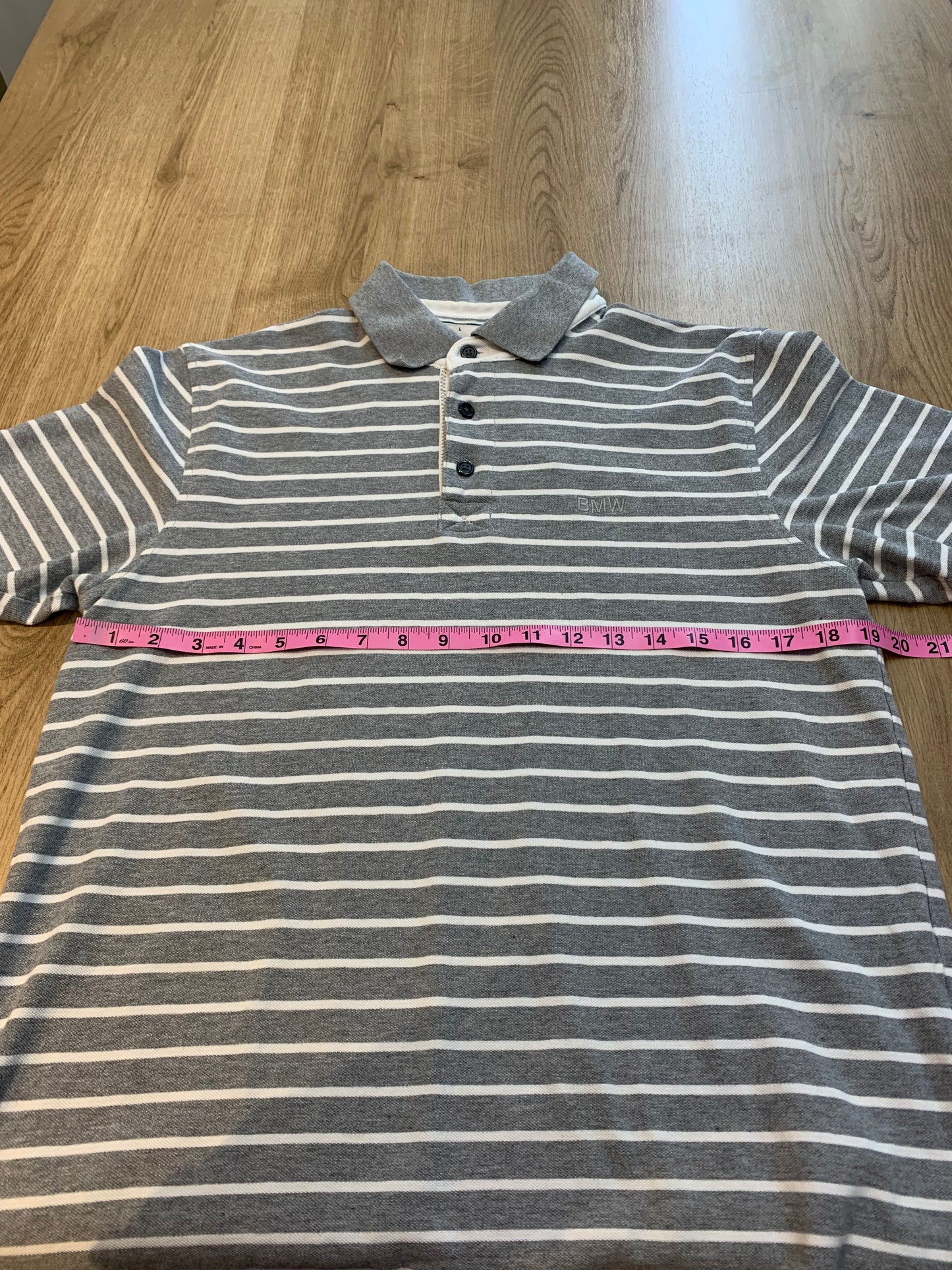 BMW Polo Shirt Grey - Men’s Size Large