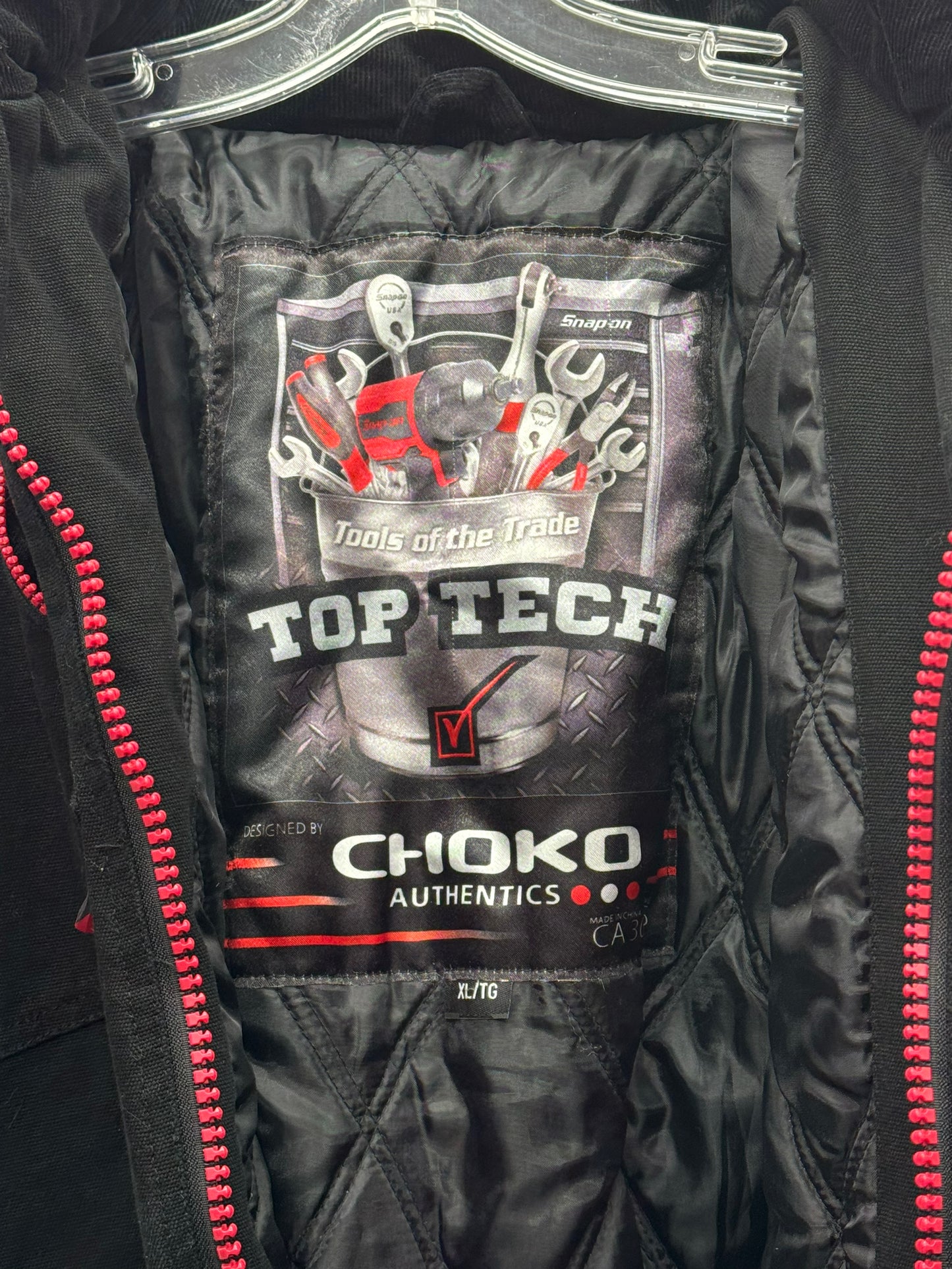 Choko Authentics Snap on Canvas Men's Heavyweight Jacket - Size XL