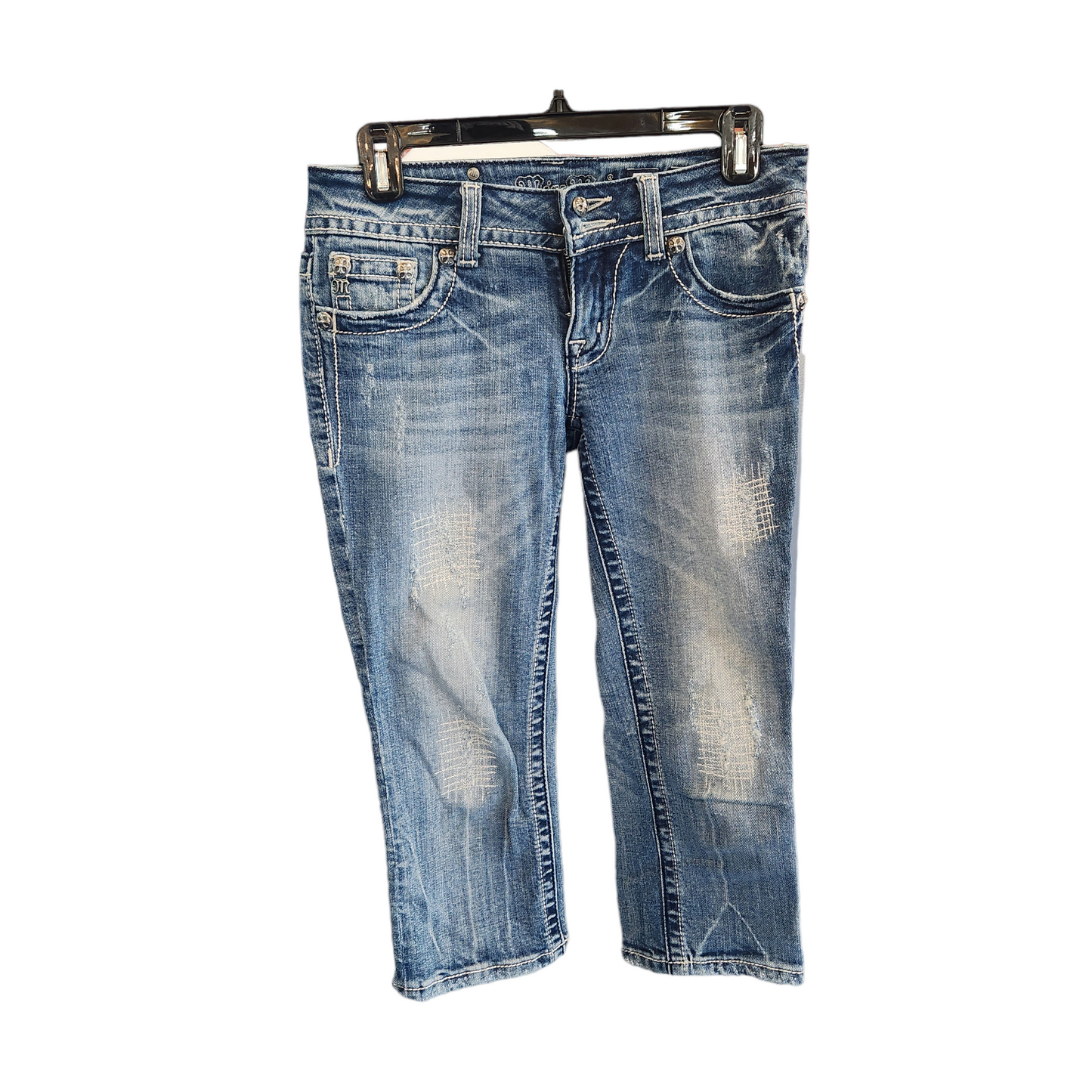 Miss Me Women's Capri Jeans Light Washed - Size 27