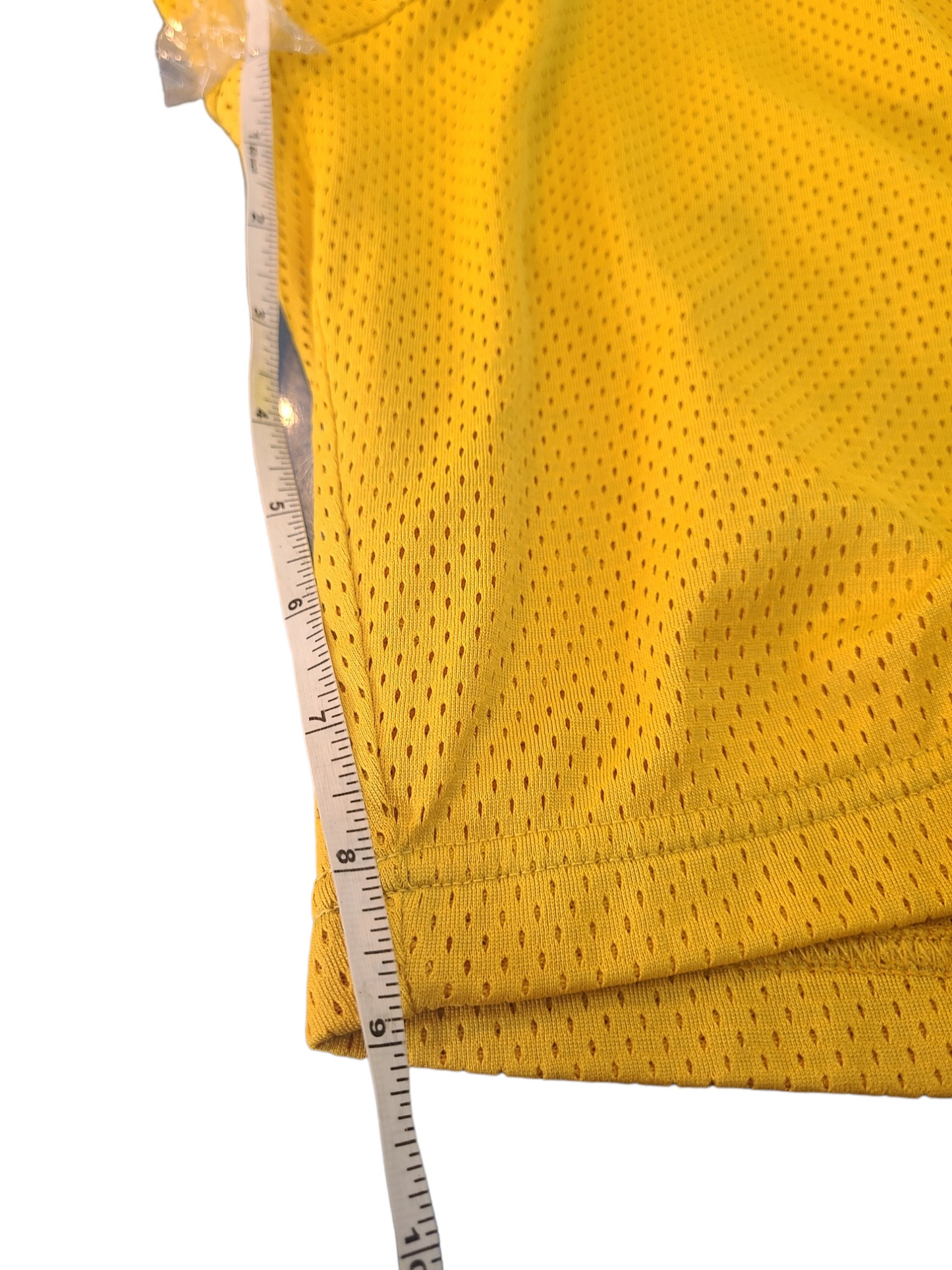 Vintage Nike Dri-Fit Men's Basketball Shorts Yellow - Size XXL