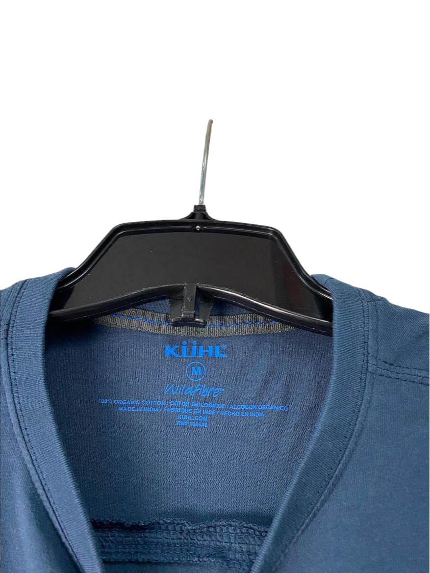 Kuhl Snowboarding Men's T-Shirt Blue - Size Medium