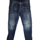 G Star Low Tapered Distress Slim Fit Jeans Denim Blue - Size 32 x 34