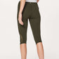Lululemon Train Times Women's Crop Pants 17" Olive - Size 4