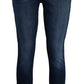 Mother The Stash Swooner Skinny Jeans Blue Washed - Size 26