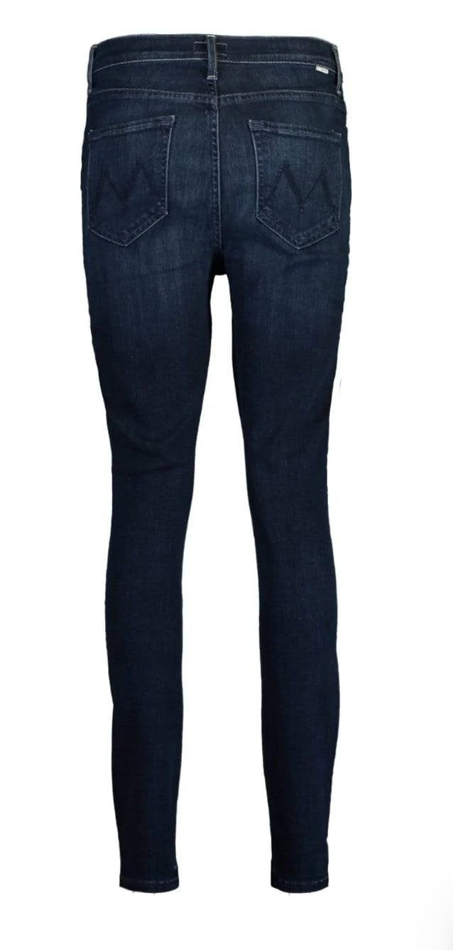 Mother The Stash Swooner Skinny Jeans Blue Washed - Size 26