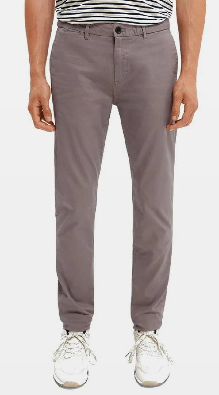 Scotch And Soda Stuart Stretch Chinos Regular Slim Fit - Size 36 x 32