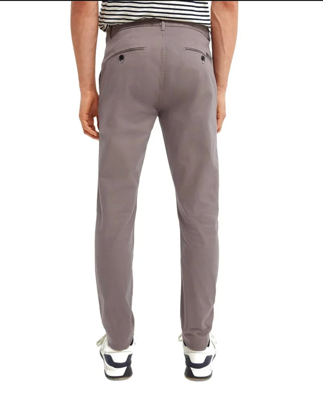 Scotch And Soda Stuart Stretch Chinos Regular Slim Fit - Size 36 x 32