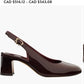 Margaux Cluny Slingback Sandals Burgundy - Size 7.5