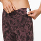Lululemon Women's Align Pants Mini Dusk Floral Antique Bark Black - Size 2