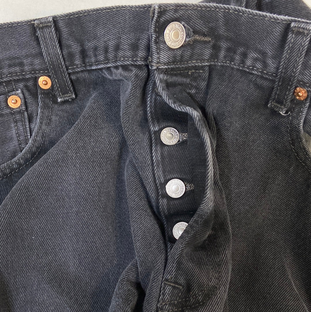 Levi's 501 XX Straight Leg Denim Jeans Dark Washed - Size 36 x 30