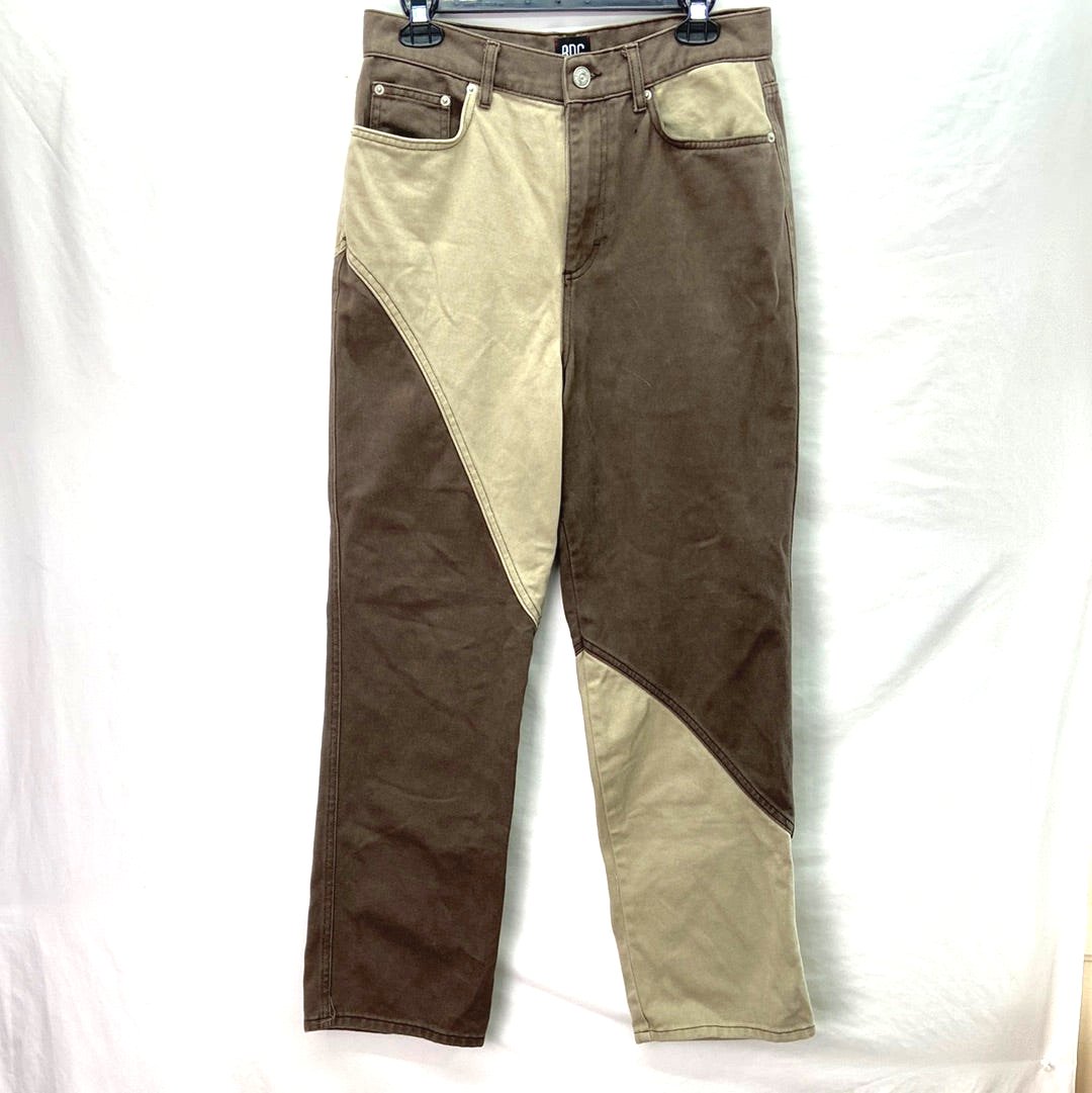BDG Urban Outfitters Patchwork Cowboy Women's Pants Brown/Cream - Size 29