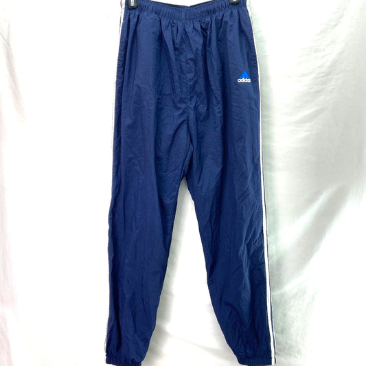 Vintage Adidas Men's Nylon Joggers Navy - Size L