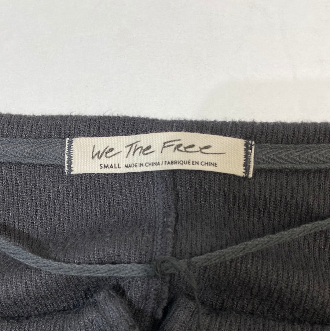We The Free Women's Cut and Sew Top Black - Size Small