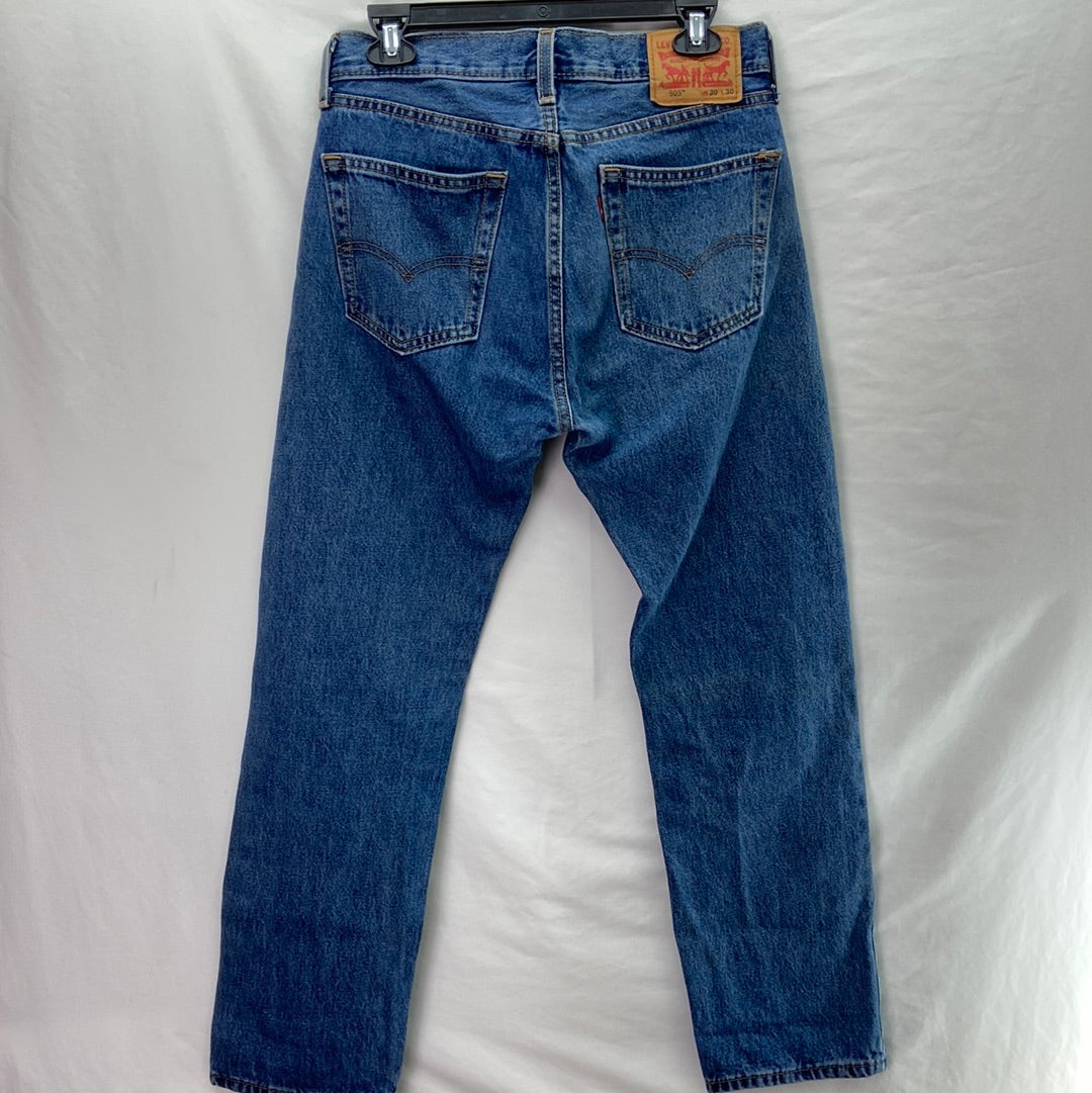 Levi’s 505 Men's Straight Leg Denim Jeans Blue - 30 x 30